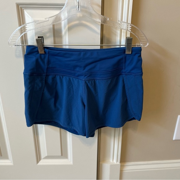 Lululemon Run Times Shorts size 4 Cobalt Blue - Picture 9 of 9